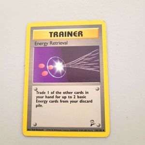 Classic Base Set 2 Energy Retrieval 110/130 Common Pokemon Trainer Card